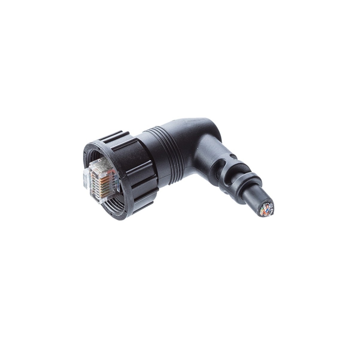 【RCP-6AAMMM-SRM7C10】RJ45, MIDDLE SIZE, PLASTIC SHIEL[バルク]
