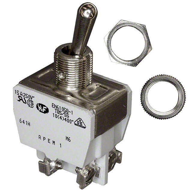 【641H】SWITCH TOGGLE DPST 15A 250V