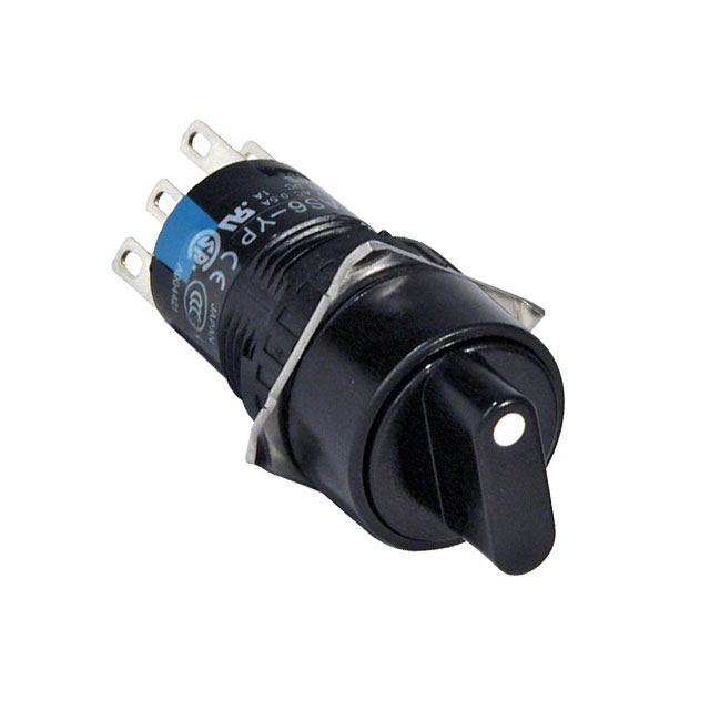 【AS6M-2Y2P】SWITCH SELECT 2POS DPDT 1A 120V