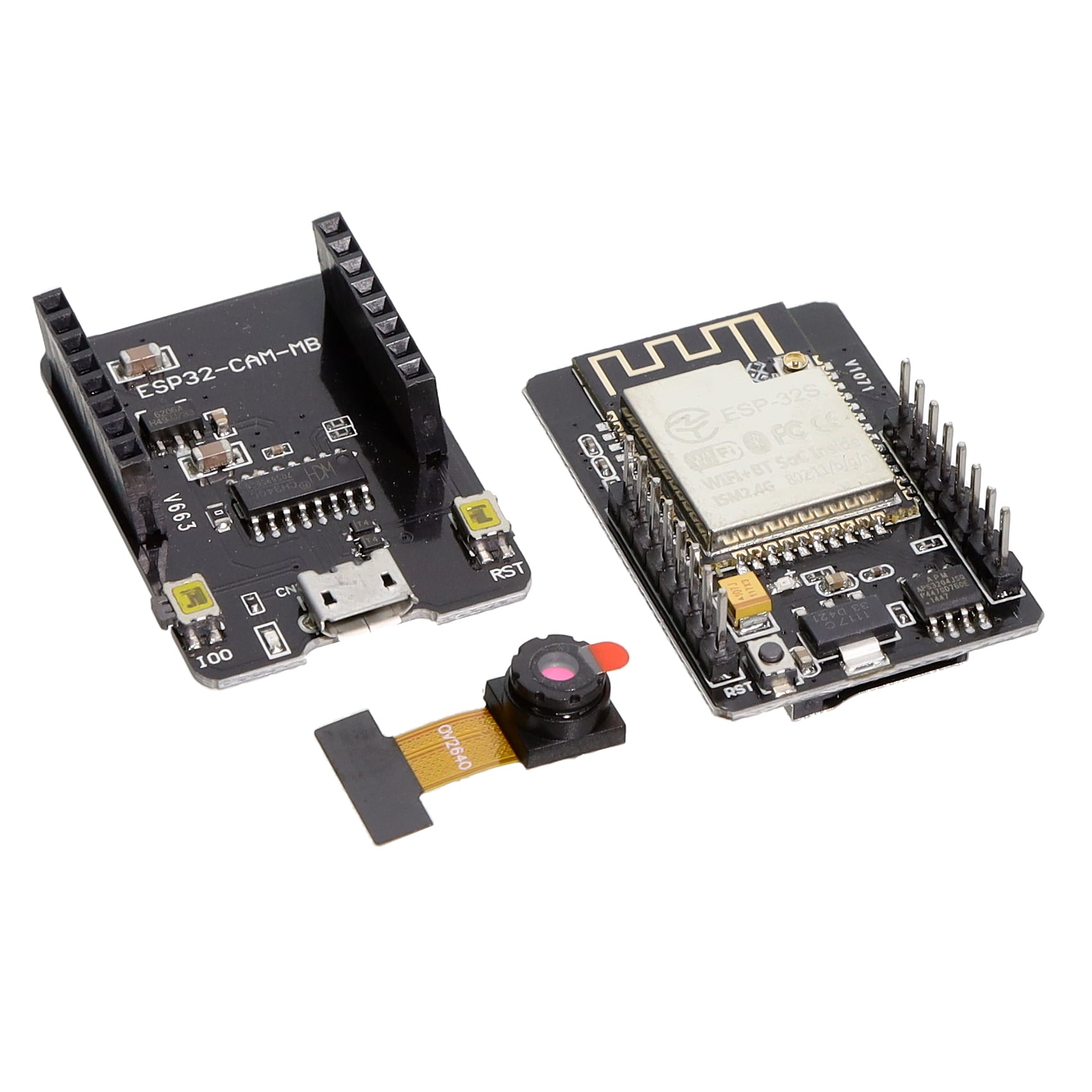 【ESP32-CAM-4MB】ESP32-CAM 2MP WIFI+BT WITH USB