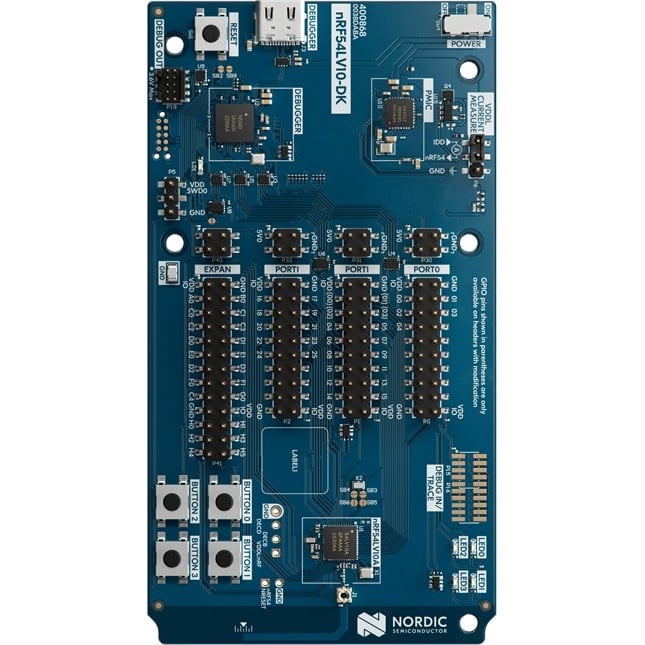 【NRF54LV10-DK】DEVELOPMENT KIT FOR NRF54LV10A