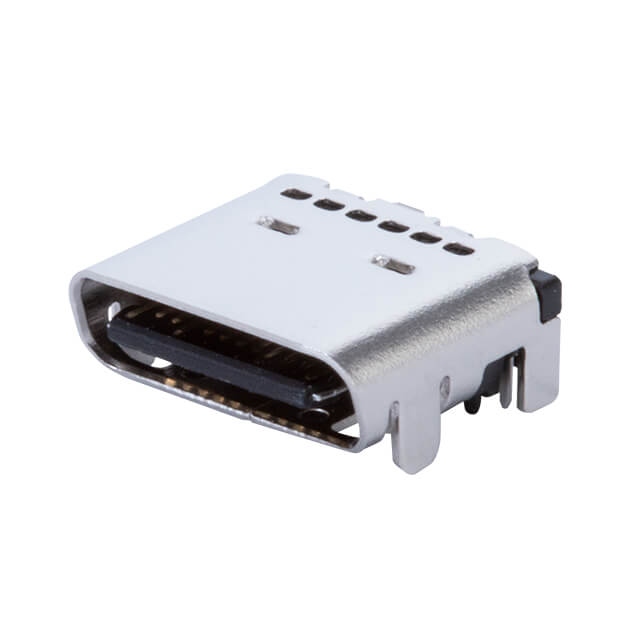 CONN RCPT USB 3.2 TYPE C SMD RA【UJ32-C-H-G-SMT-5-P24-TR】