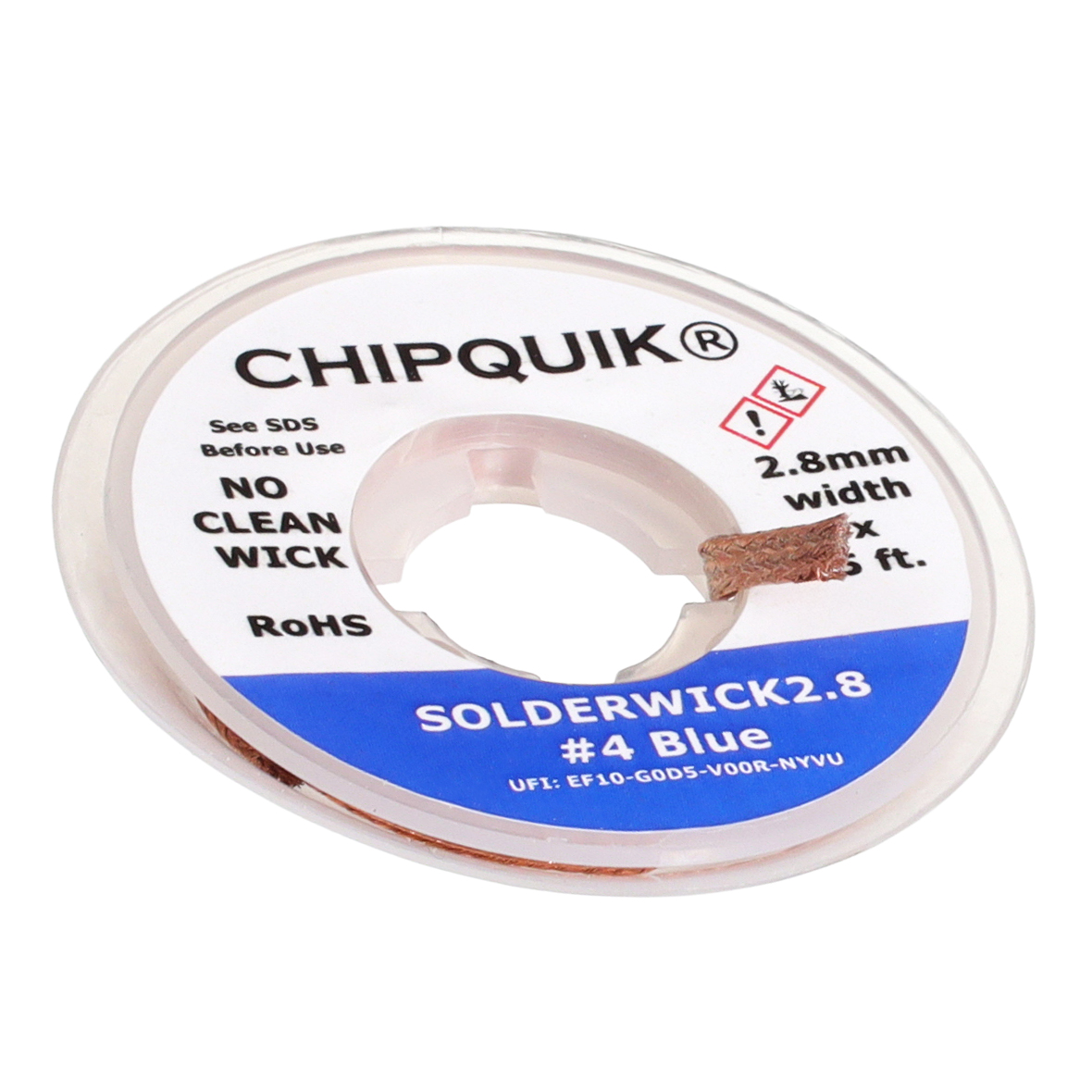 【TOL-29534】SOLDER WICK #4 BLUE - NO CLEAN[バッグ]
