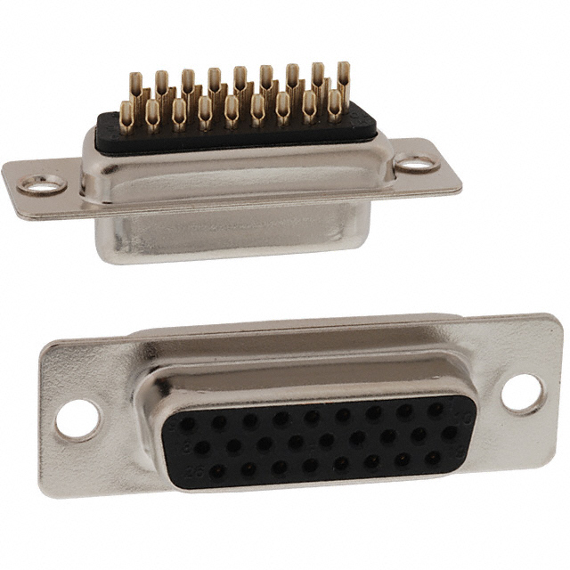 【180-026-203L001】CONN D-SUB HD RCPT 26POS PNL MNT