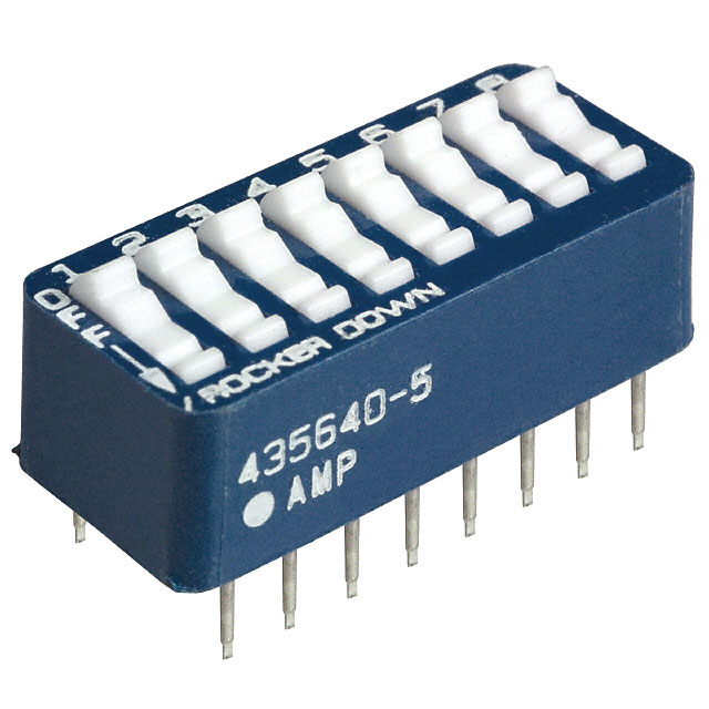 【5435640-5】SWITCH DIP ROCKER SPST 60MA 5V