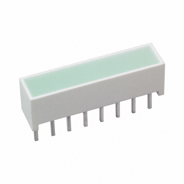 【HLMP-2550】LED LT BAR 19.05X3.81MM SGL GRN