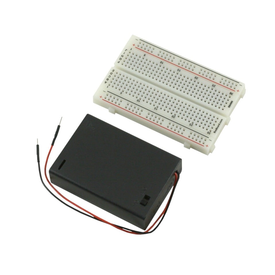 【KIT-BB400+PW3】BB400 BREADBOARD+3XAA BATT PACK