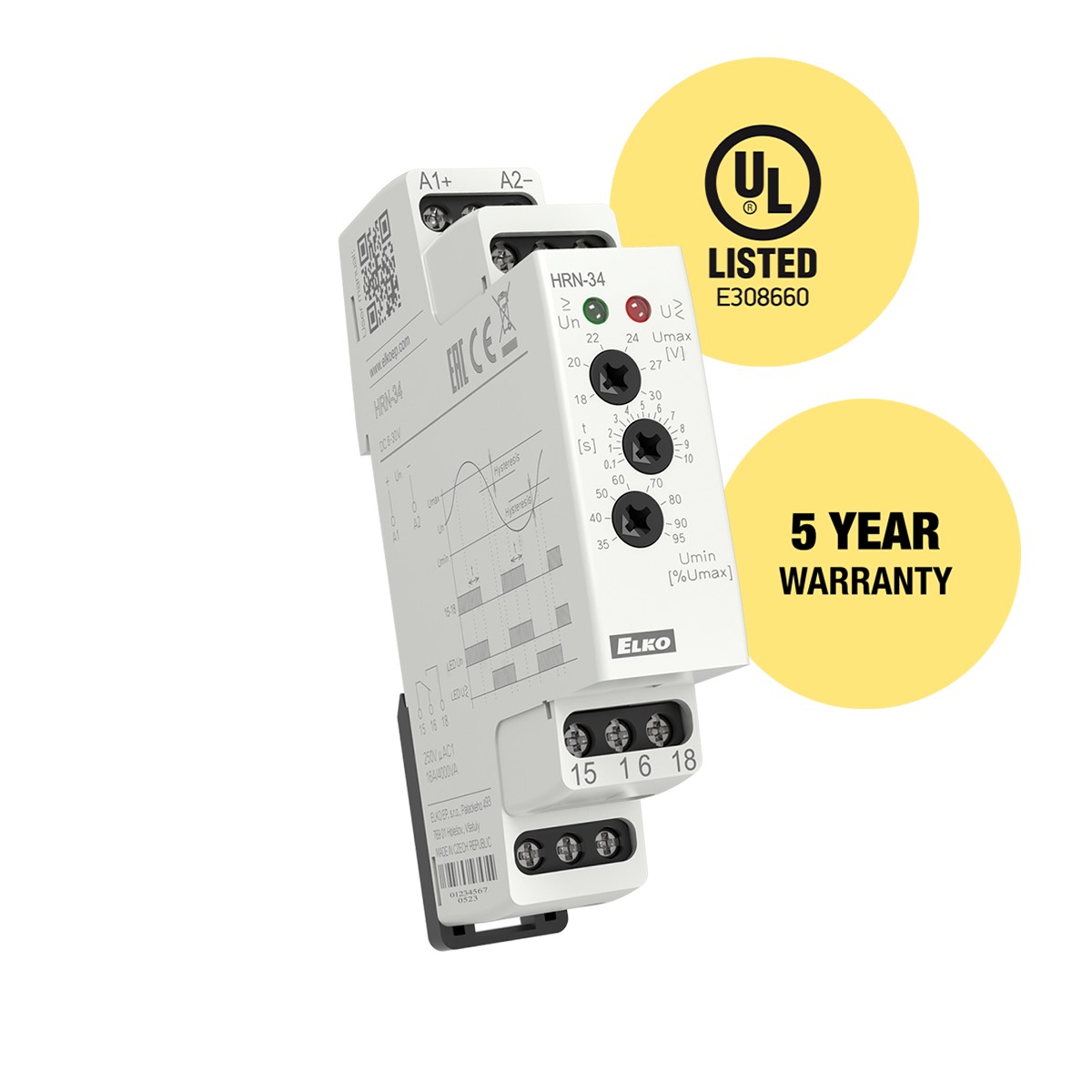 【HRN-35】MONITORING VOLTAGE RELAY
