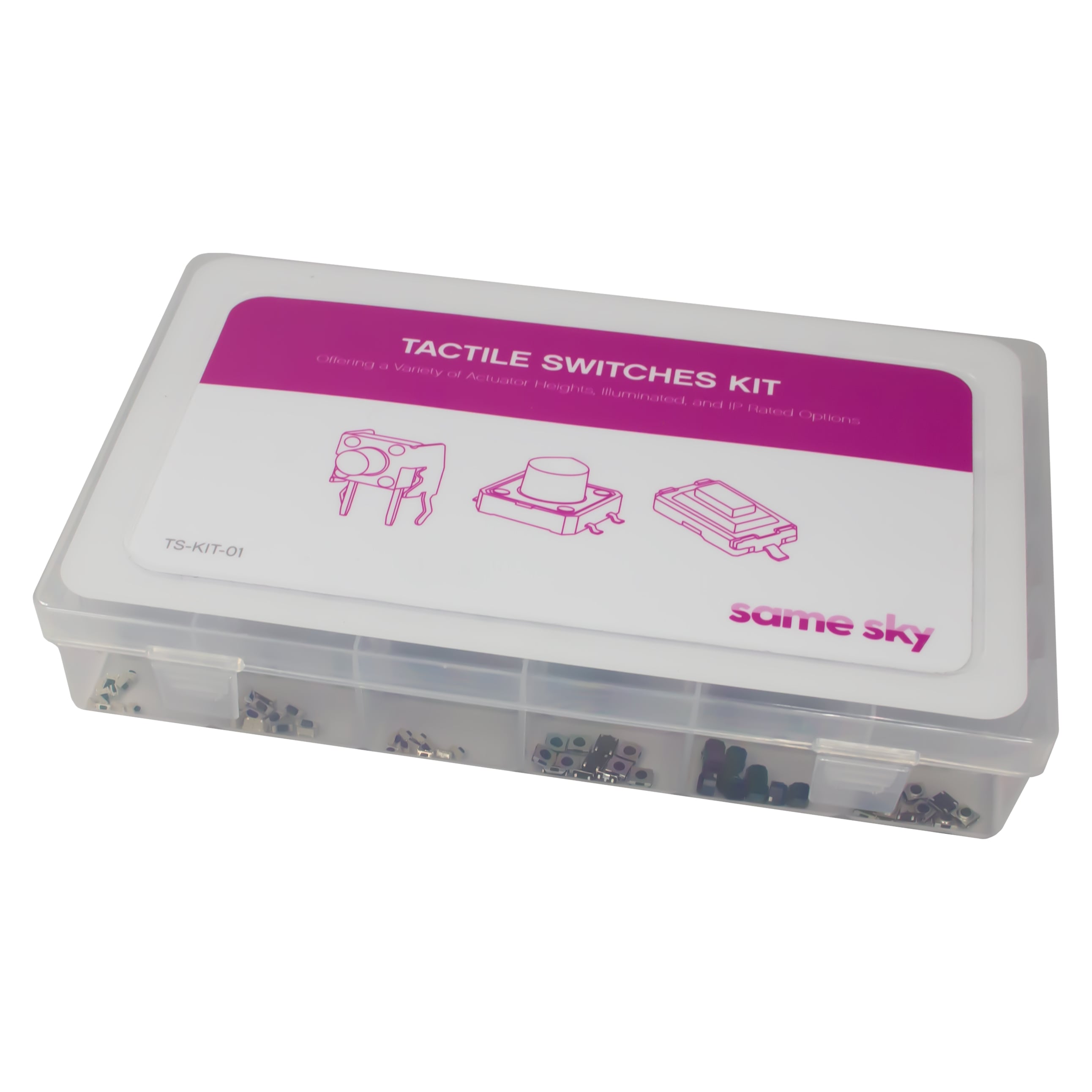 【TS-KIT-01】TACTILE SWITCH SAMPLE KIT WITH 3