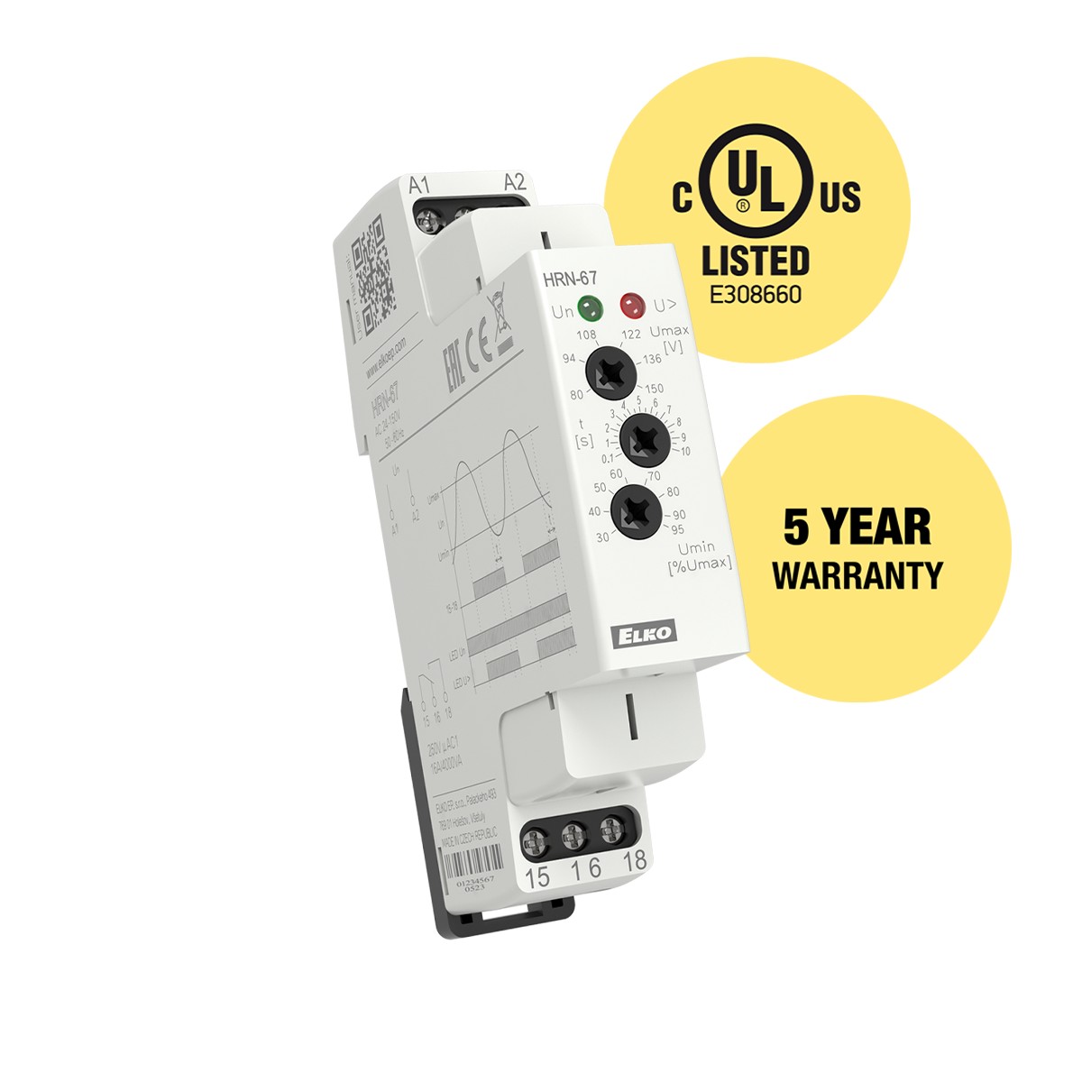 【HRN-67】MONITORING VOLTAGE RELAY