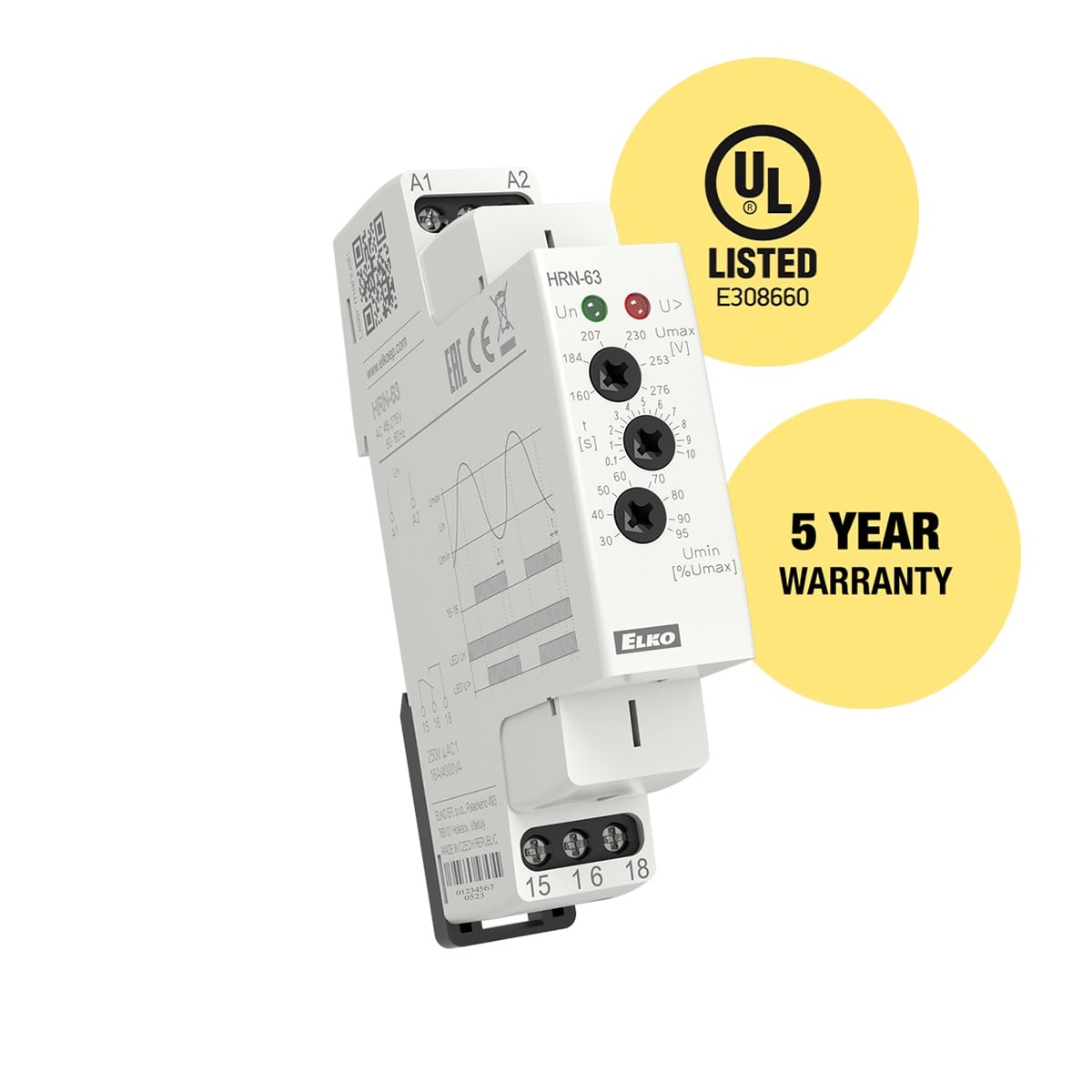 【HRN-33】MONITORING VOLTAGE RELAY