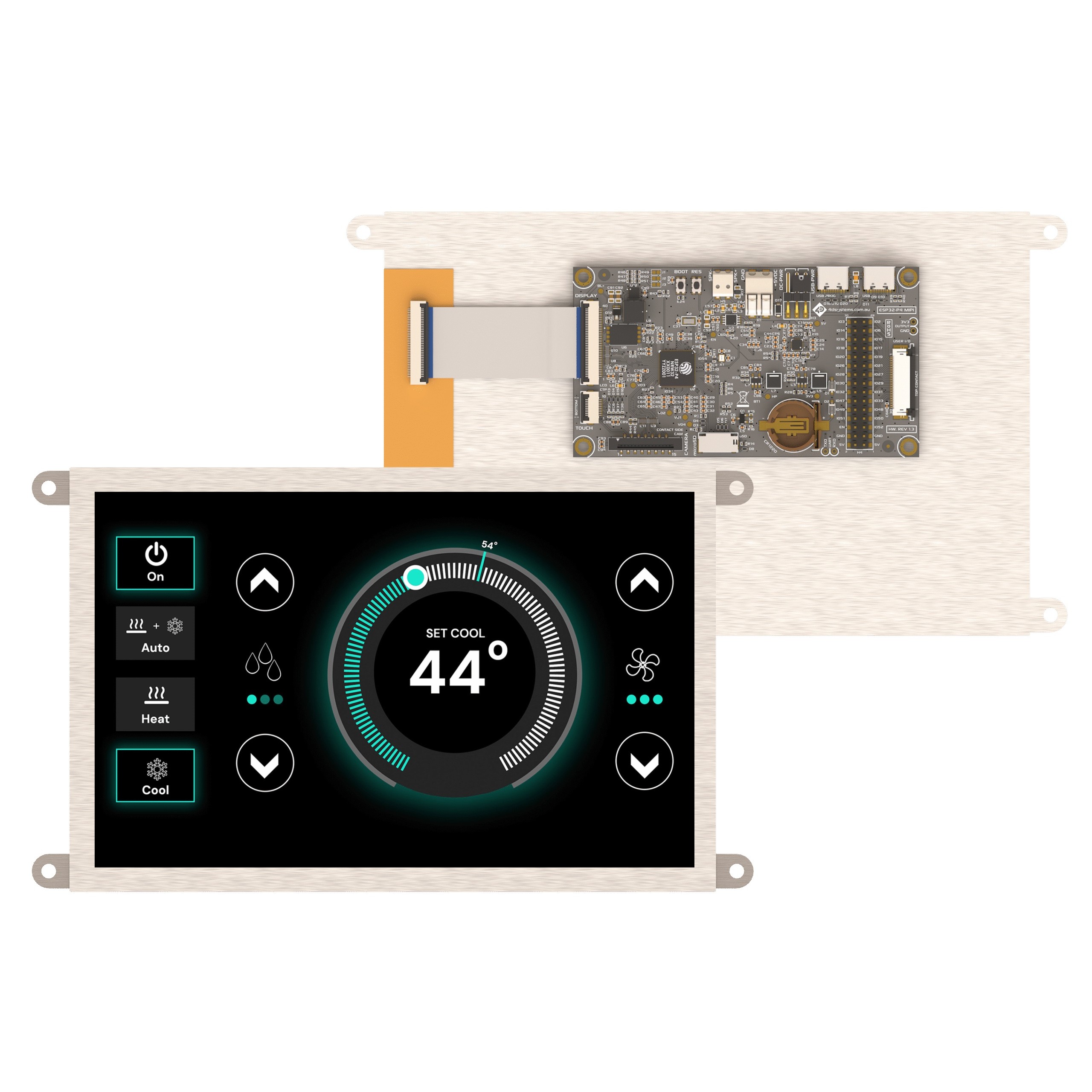 【ESP32-P4-80】8.0", 1280X800 PIXELS, SLIM INTE