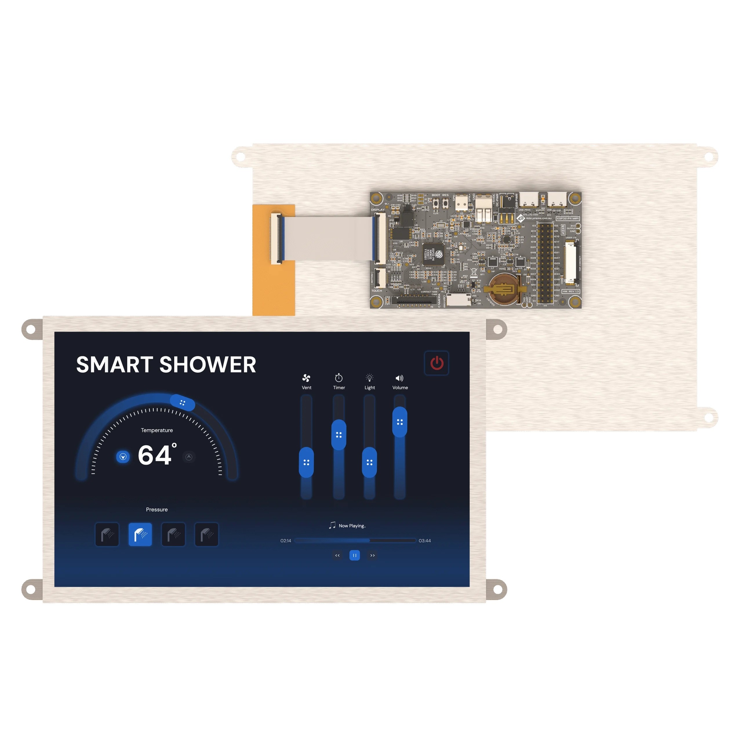 【ESP32-P4-90】9.0", 1280X800 PIXELS, SLIM INTE
