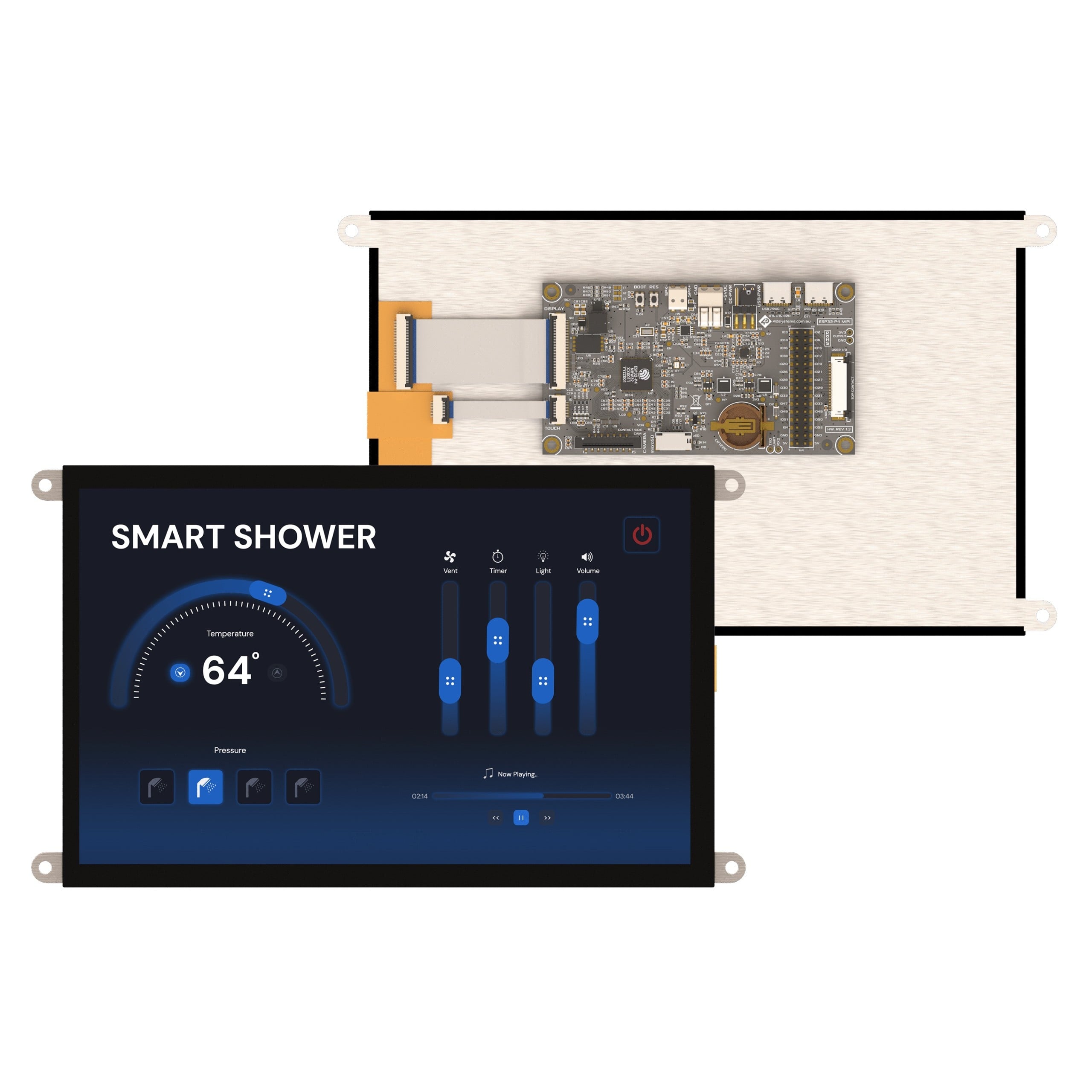 【ESP32-P4-90CT】9.0", 1280X800 PIXELS, SLIM INTE
