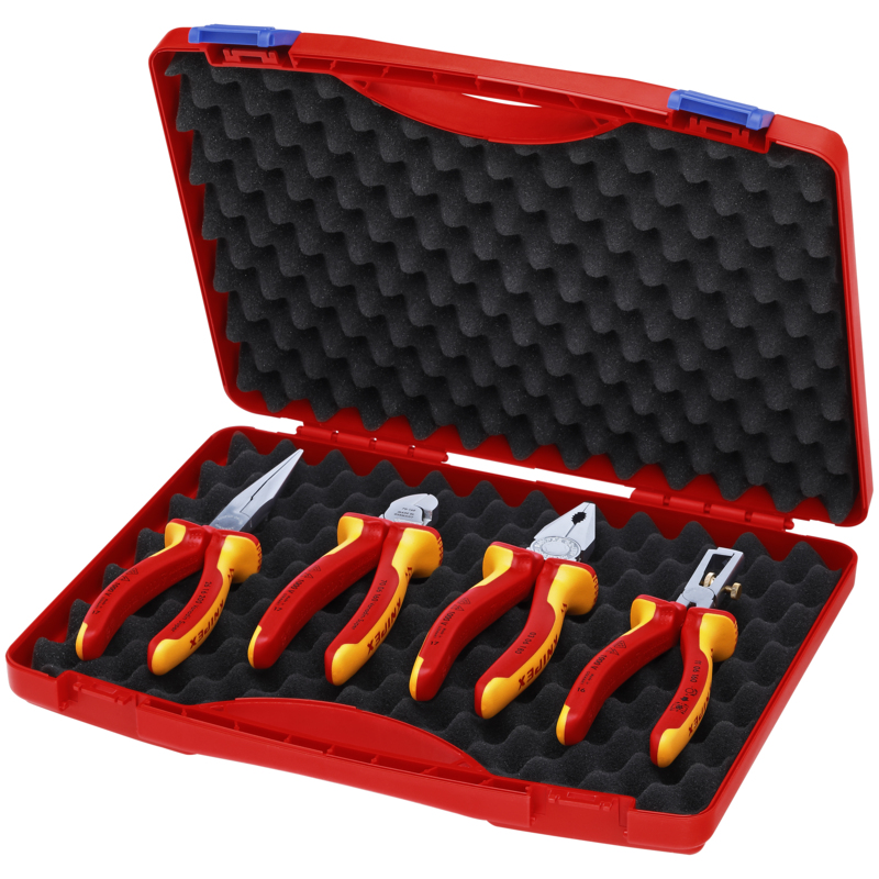 【00 20 15】4 PC PLIERS SET W/ HARD CASE, 10