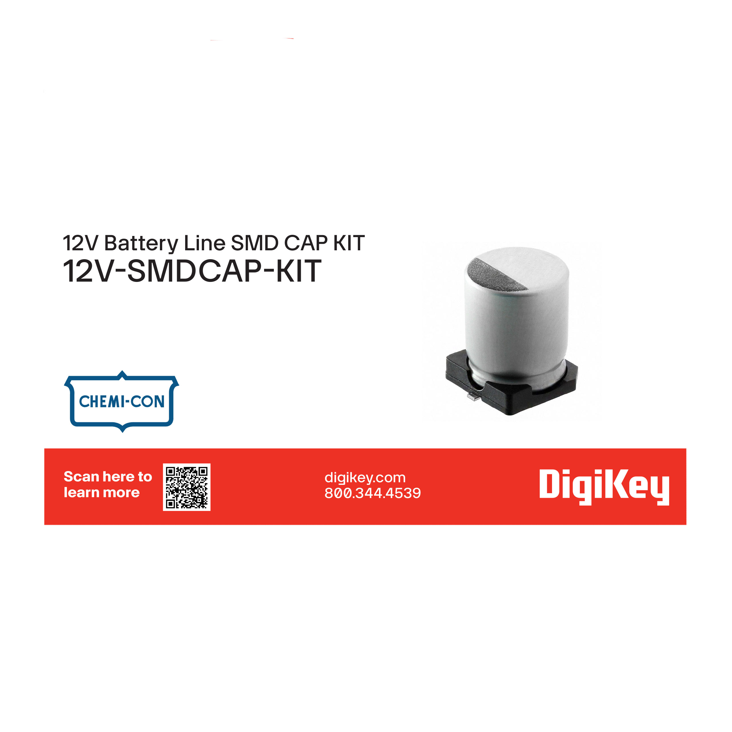 【12V-SMDCAP】12V Battery Line SMD CAP KIT