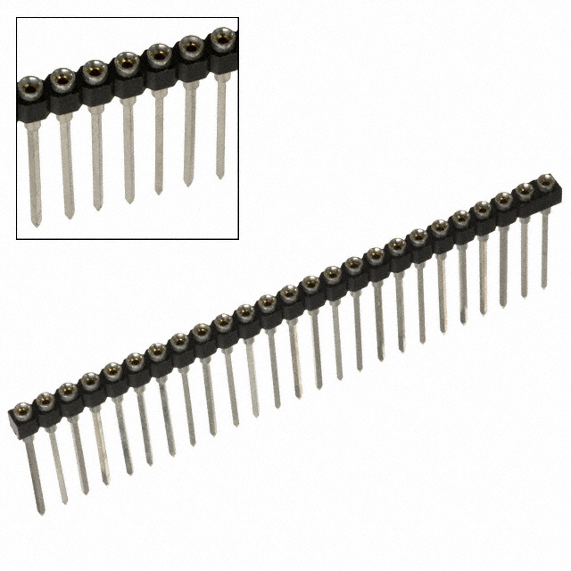 【25-0503-30】CONN SOCKET SIP 25POS GOLD