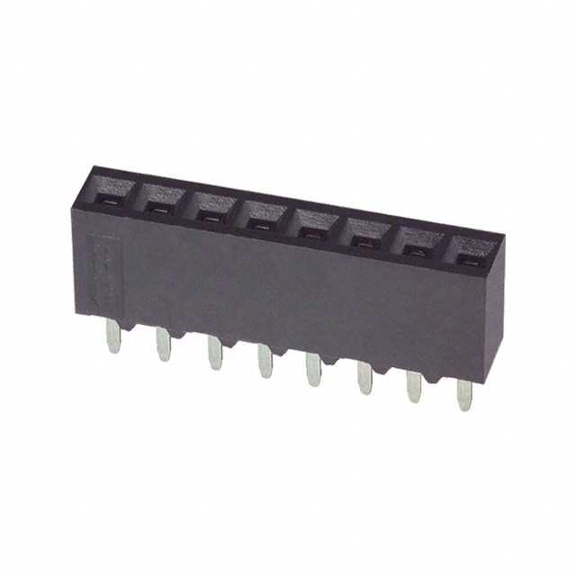 【5-535541-6】CONN RCPT 8POS 0.1 GOLD PCB