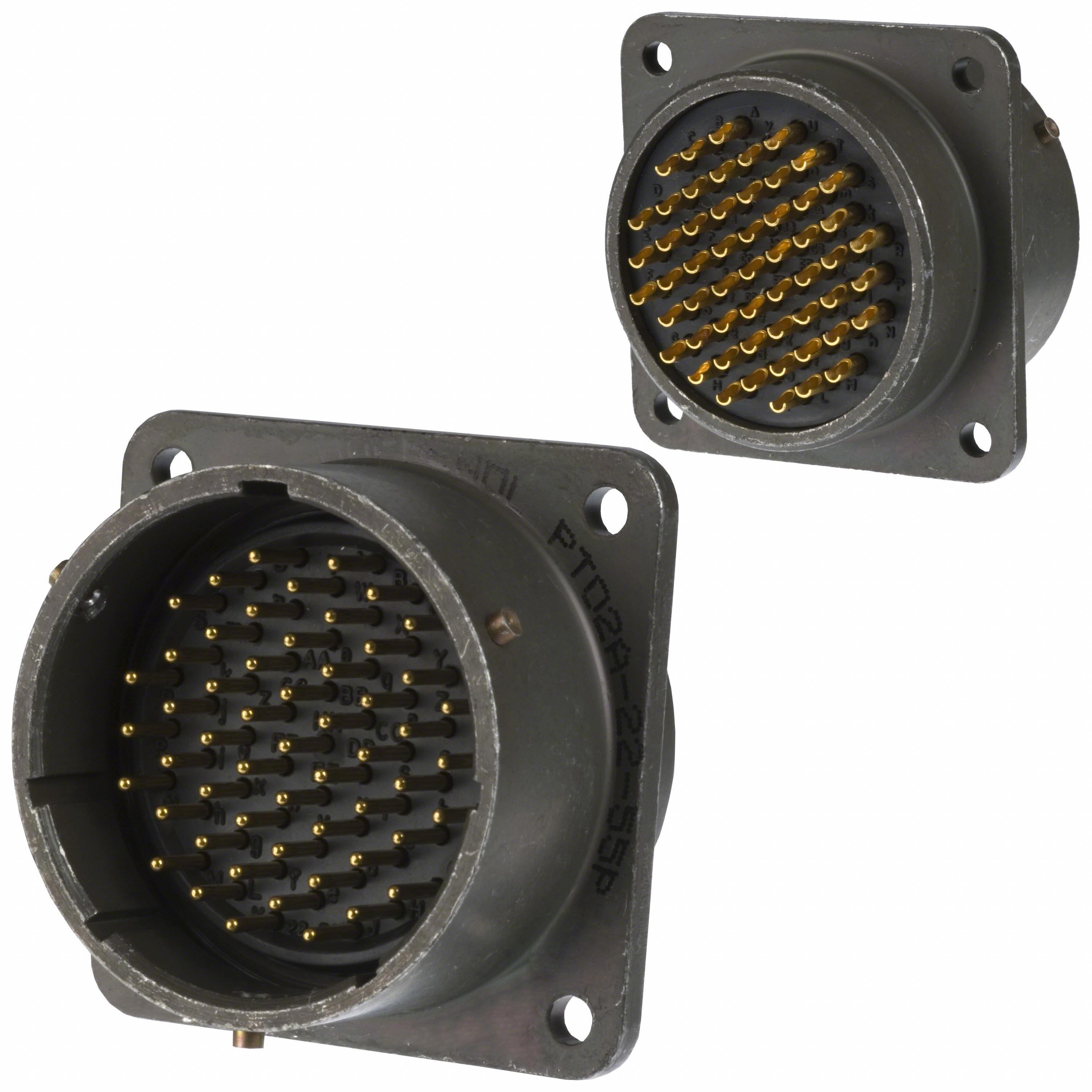 【PT02A-22-55P】CONN RCPT MALE 55P GOLD SLDR CUP