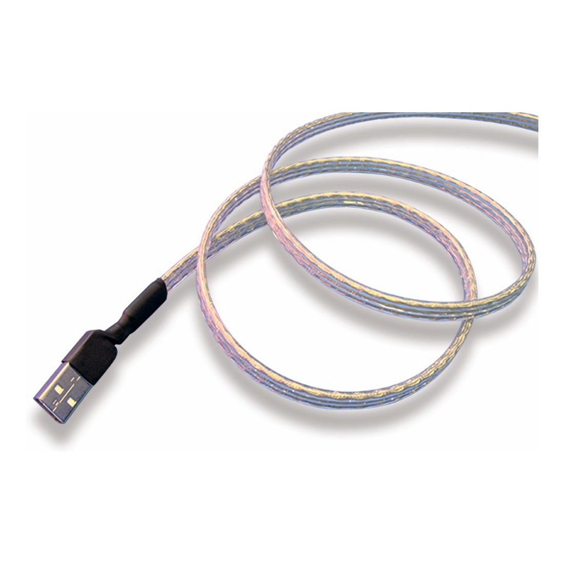 【USB-2000】CBL RIBN 4COND TWIST CLEAR 63'[Digi-Spool™, Continous Spool]