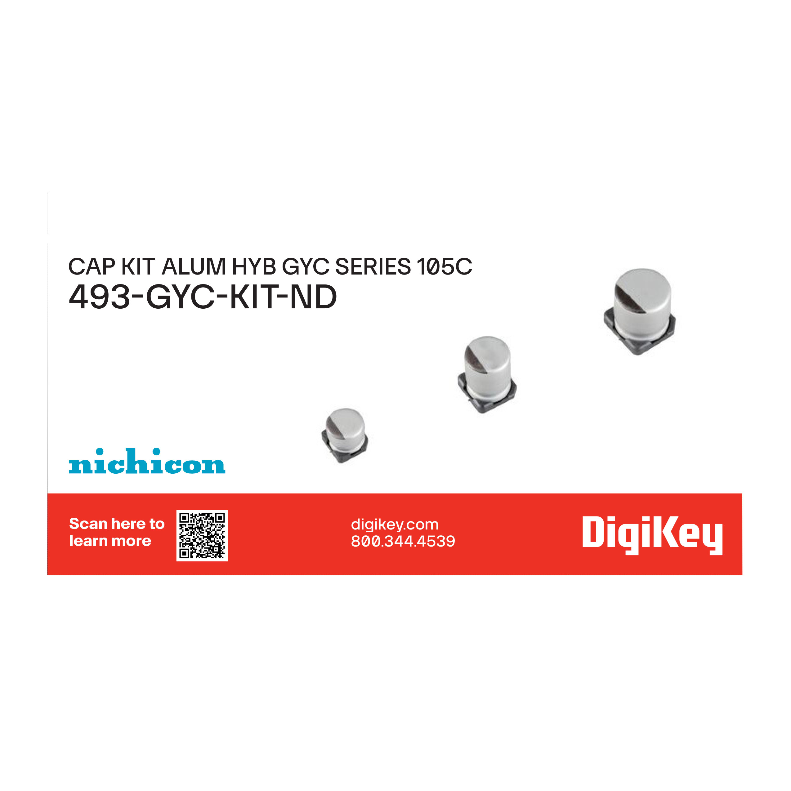 【GYC】CAP KIT ALUM HYB GYC SERIES 105C