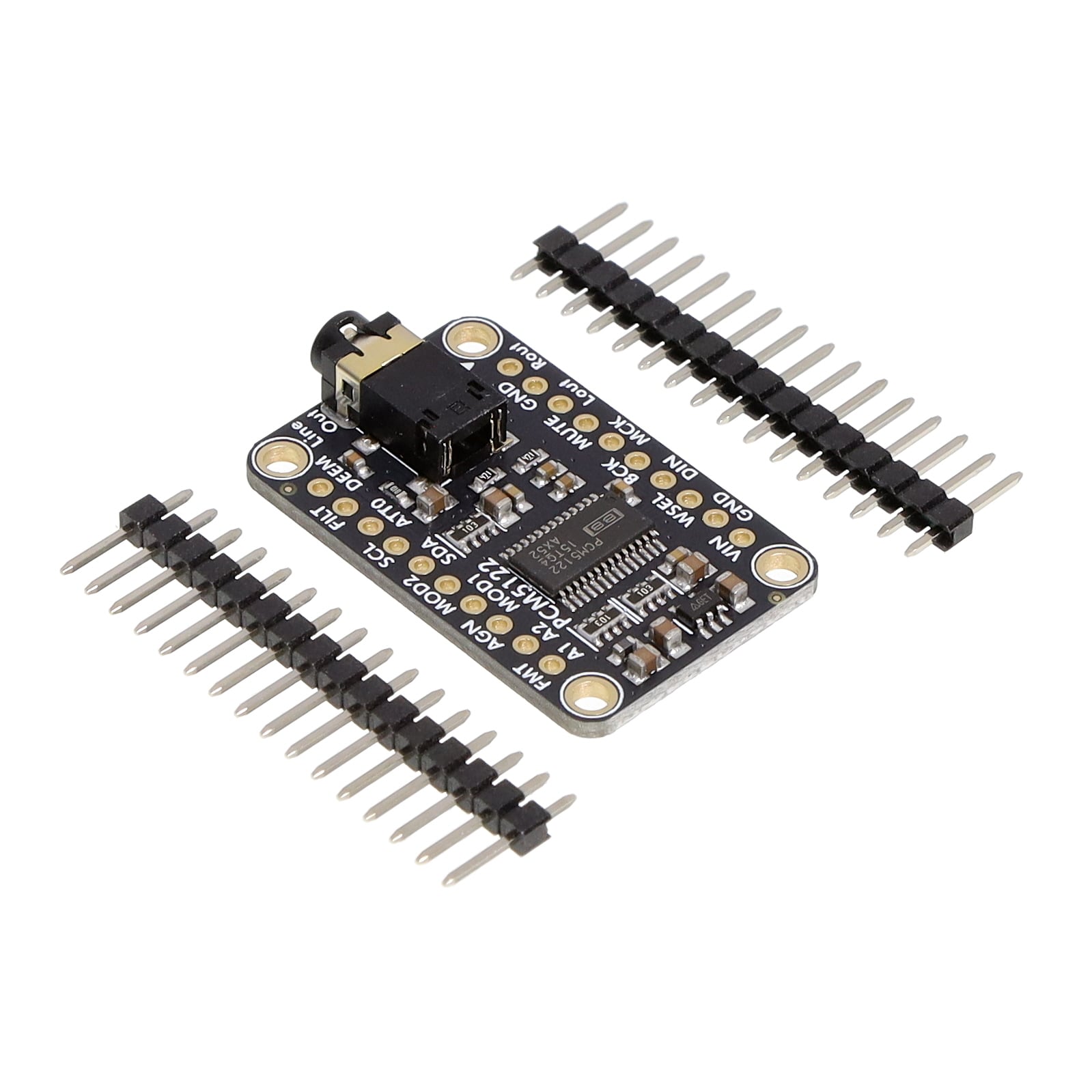 【6421】ADAFRUIT PCM5122 I2S DAC WITH LI
