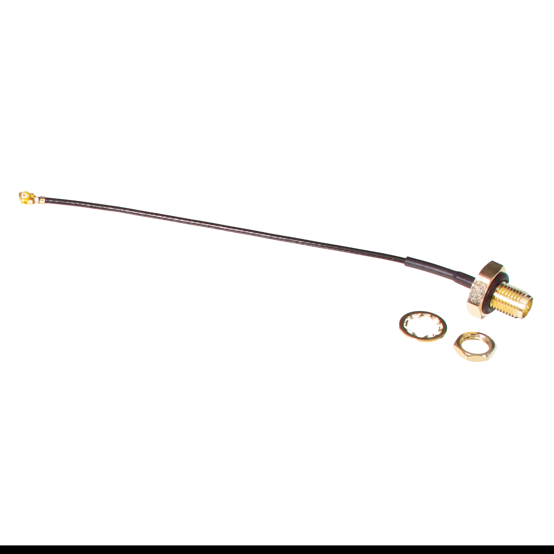 【CAB.01086】I-PEX MHFI(U.FL) TO 100MM 1.37MM[バッグ]