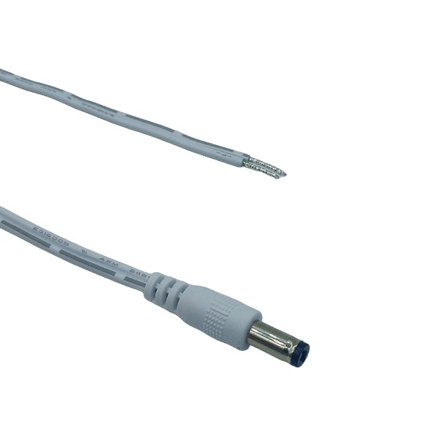 【2155P1830MWLW】2.1MM PLG-CBL FLAT 6' WHITE
