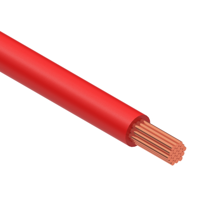 【30-02142】HOOK-UP STRAND 8AWG RED XLPE[スプール]
