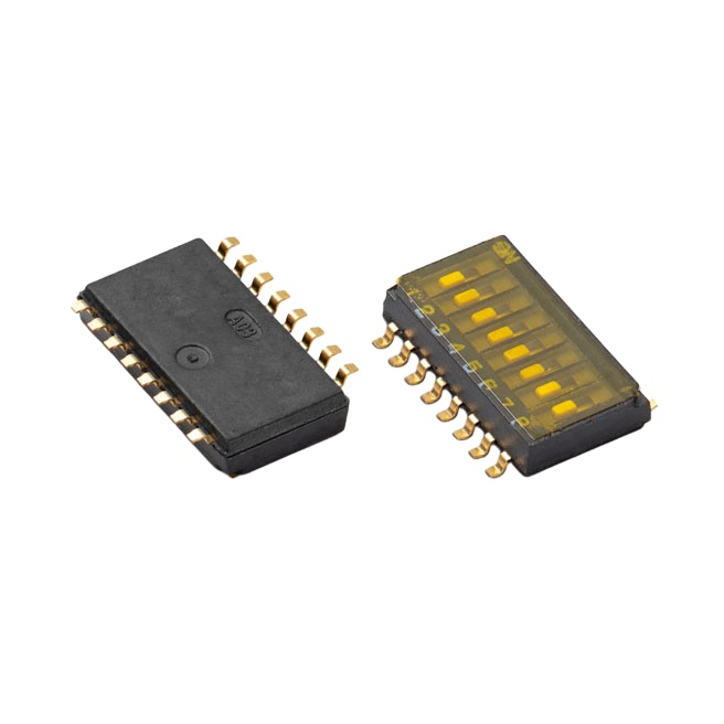 【TDB08H0SB1R】SWITCH DIP SLIDE SPST 25MA 24V