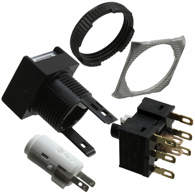 【A165L-AWM-24D-1】SWITCH PUSHBUTTON SPDT 5A 125V