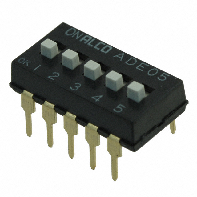 【1825057-4】SWITCH SLIDE DIP SPST 0.1A 24V