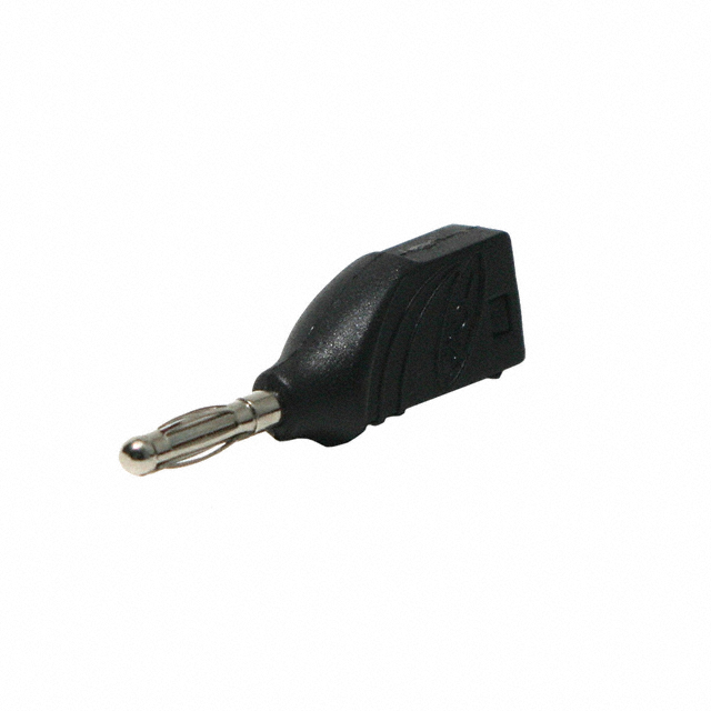 CONN BANANA PLUG STACK SLDR BLK【BU-16-0】