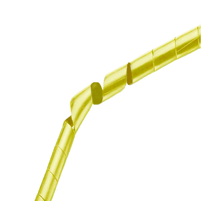 SPIRAL WRAP 1/4" X 100' YELLOW【T25F-C4Y】