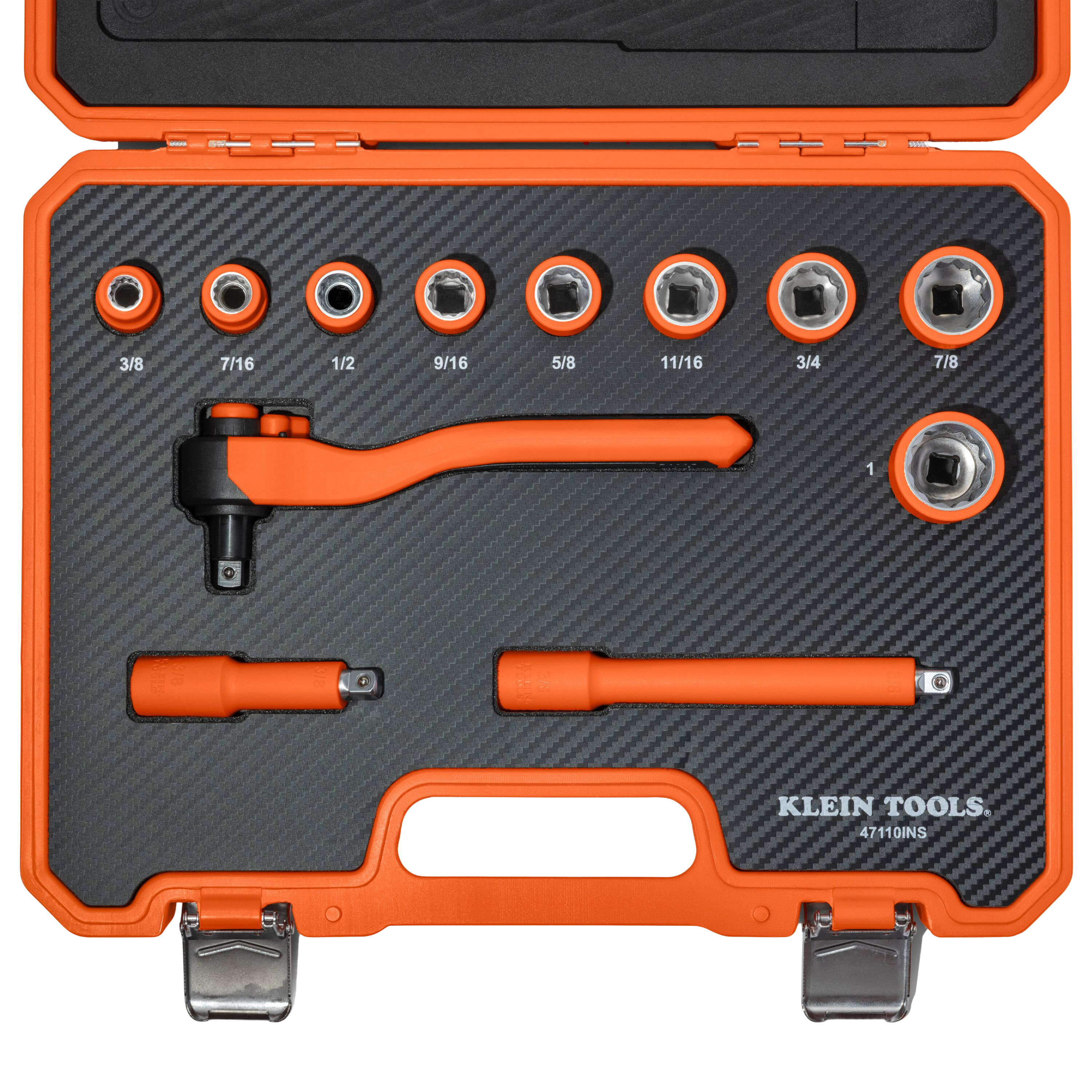 【47110INS】INSULATED RATCHET AND SOCKET SET
