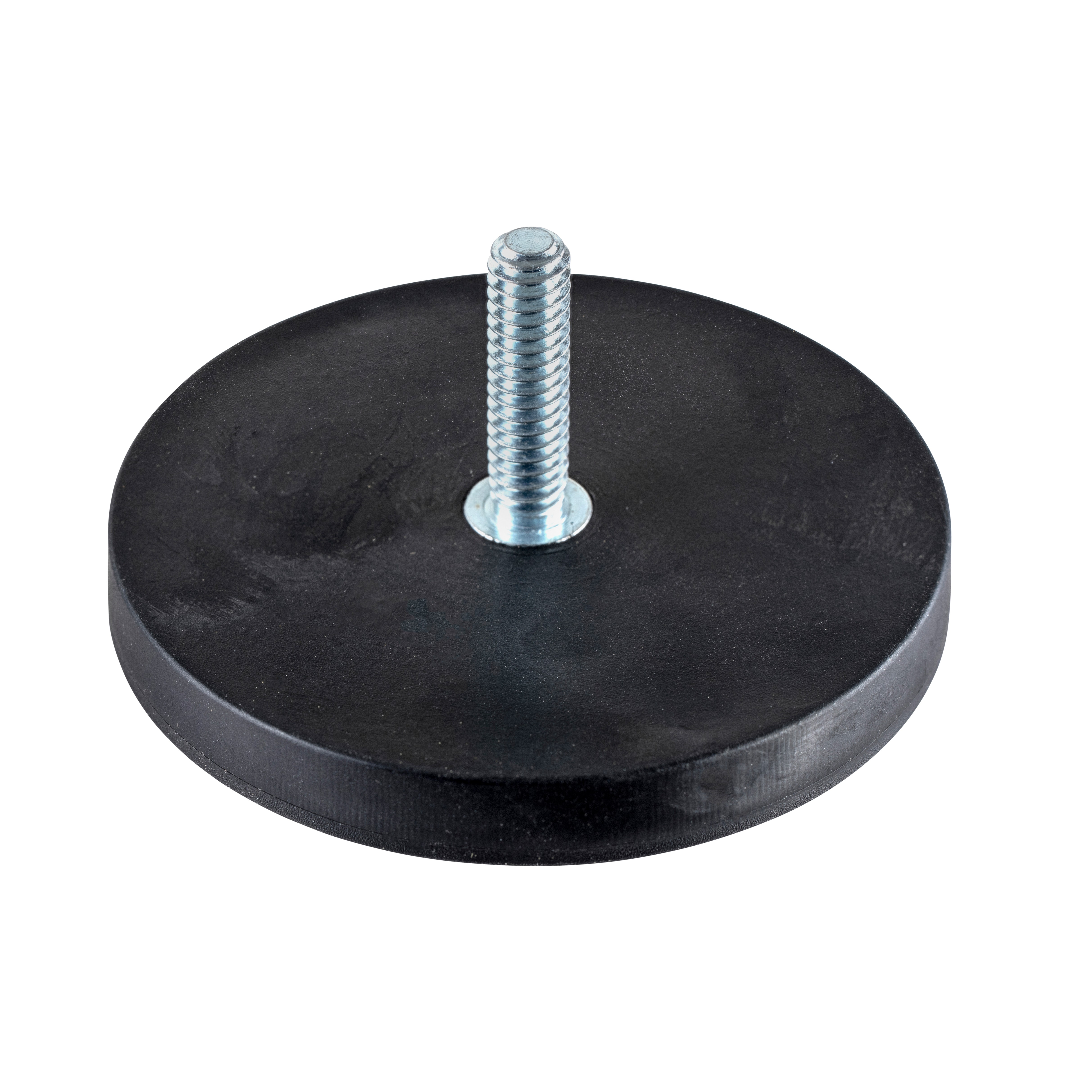 【64RBM070】ROUND BASE MAGNET 2.6" W/STUD