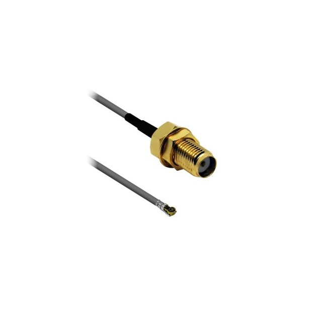 【ASMGB010X113S11】I-PEX MHF-5 TO SMA FEMALE BULKHE