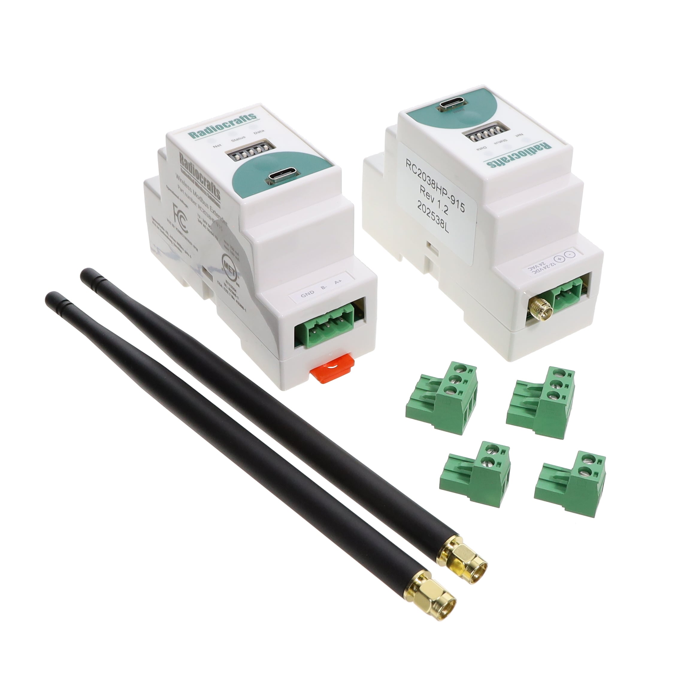 【RC2038HP-915-DK】WIRELESS MESH MODBUS EXTENDER