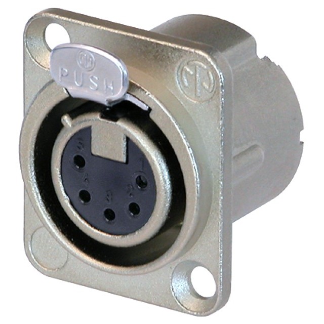 RECEPTACLE DLX SERIES 5 PIN FEMA【NC5FD-LX】