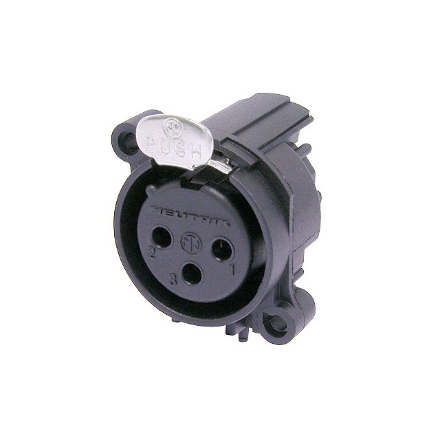 【NC3FAAH1】RECEPTACLE - AA SERIES - XLR 3 P