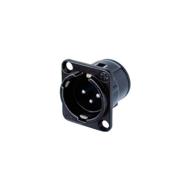 【NC3MD-V-B】RECEPTACLE D SERIES 3 PIN MALE -