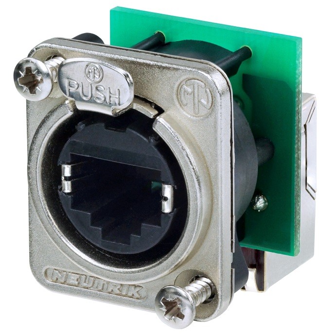 【NE8FDP-R】RECEPTACLE ETHERCON CAT5E D SERI[箱]