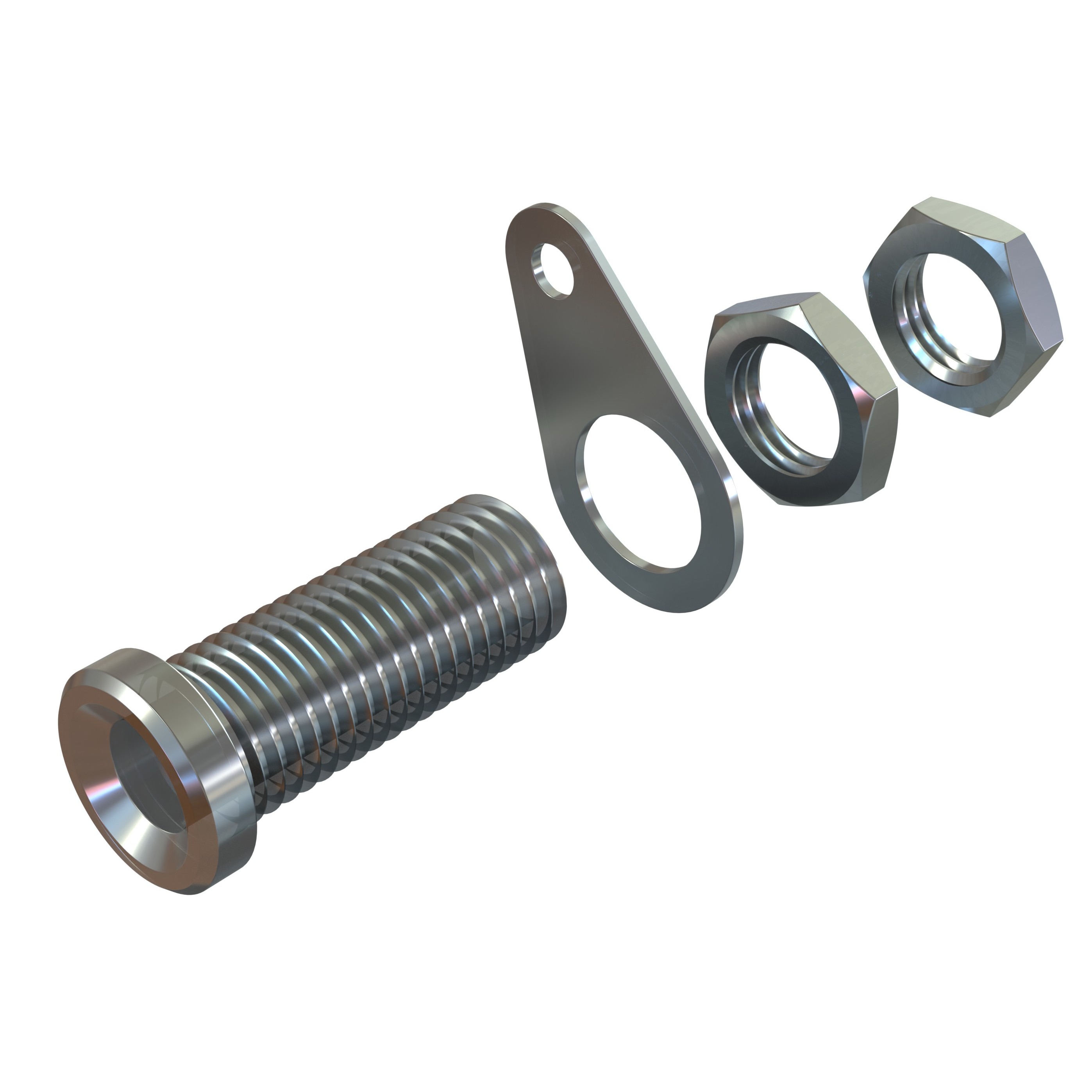 4MM SOCKET, SOLDER HOLE W/ TAB A【CT4544】