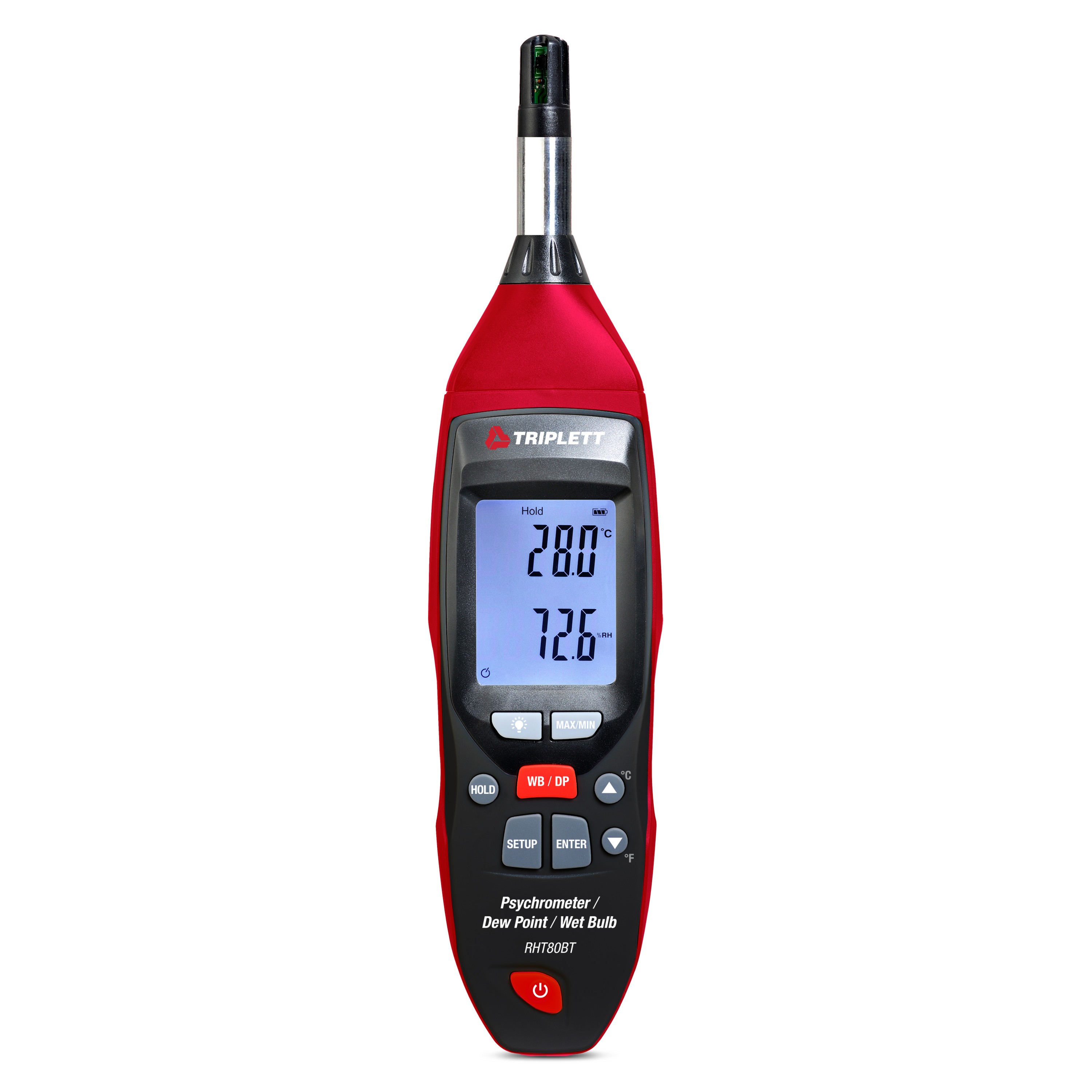 【RHT80BT】PSYCHROMETER WITH DEW POINT/WET