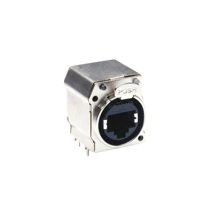 【RJX8FB6HLPEB】HORIZONTAL PCB CHASSIS MOUNT RJ4[バッグ]