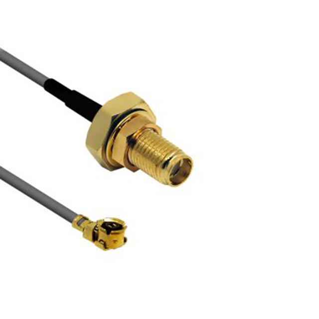 【ASMG020XD113S11】I-PEX MHF-I TO SMA FEMALE BULKHE