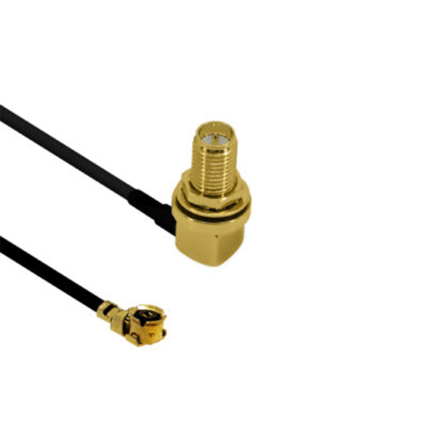 【ASMZY020YG113S11】IPEX MHF I TO RIGHT ANGLE SMA FE