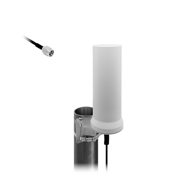 【OSCAR40-PRO/10M/SMAM/S/LL/33/CL/W】5G/LTE WIDEBAND IP68 OUTDOOR ANT