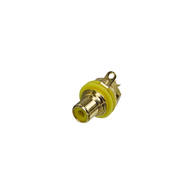 【NYS367-4】JACK RCA - PANEL - GOLD - YELLOW