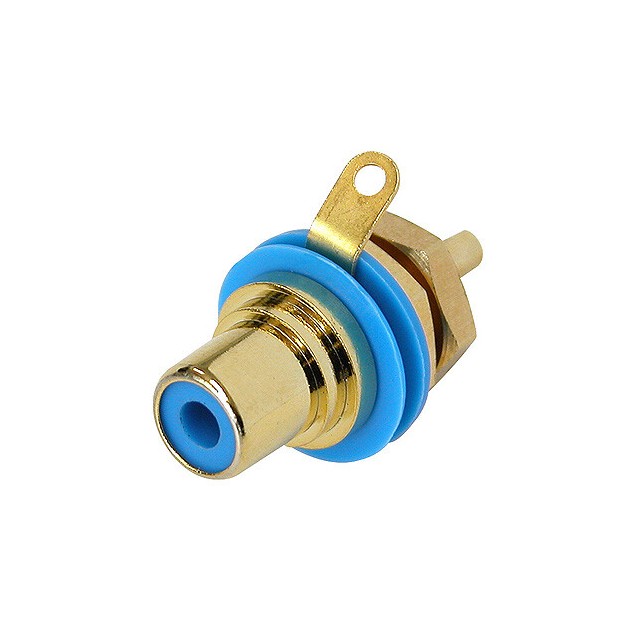 【NYS367-6】JACK RCA - PANEL - GOLD - BLUE